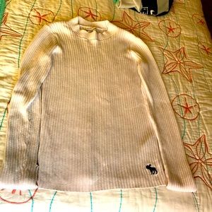 White Long Sleeve Turtleneck